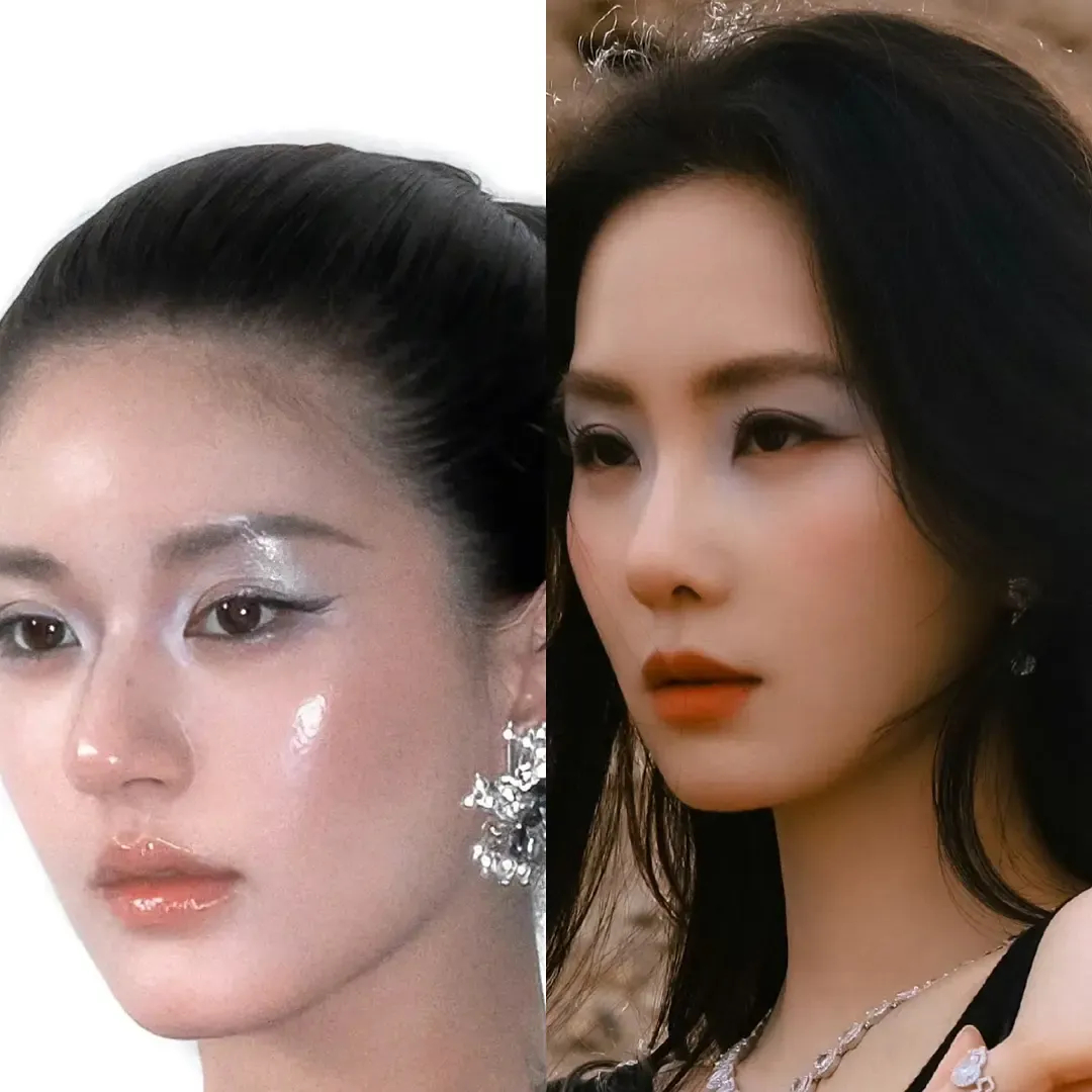 赵露思新大片被吐槽，妆容油腻唇妆显廉价，身材比例像螳螂插图
