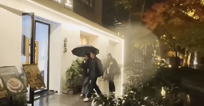 萧敬腾夫妇杭州现身！林有慧依偎雨神肩头像小女人，一个细节露出真实感情插图1