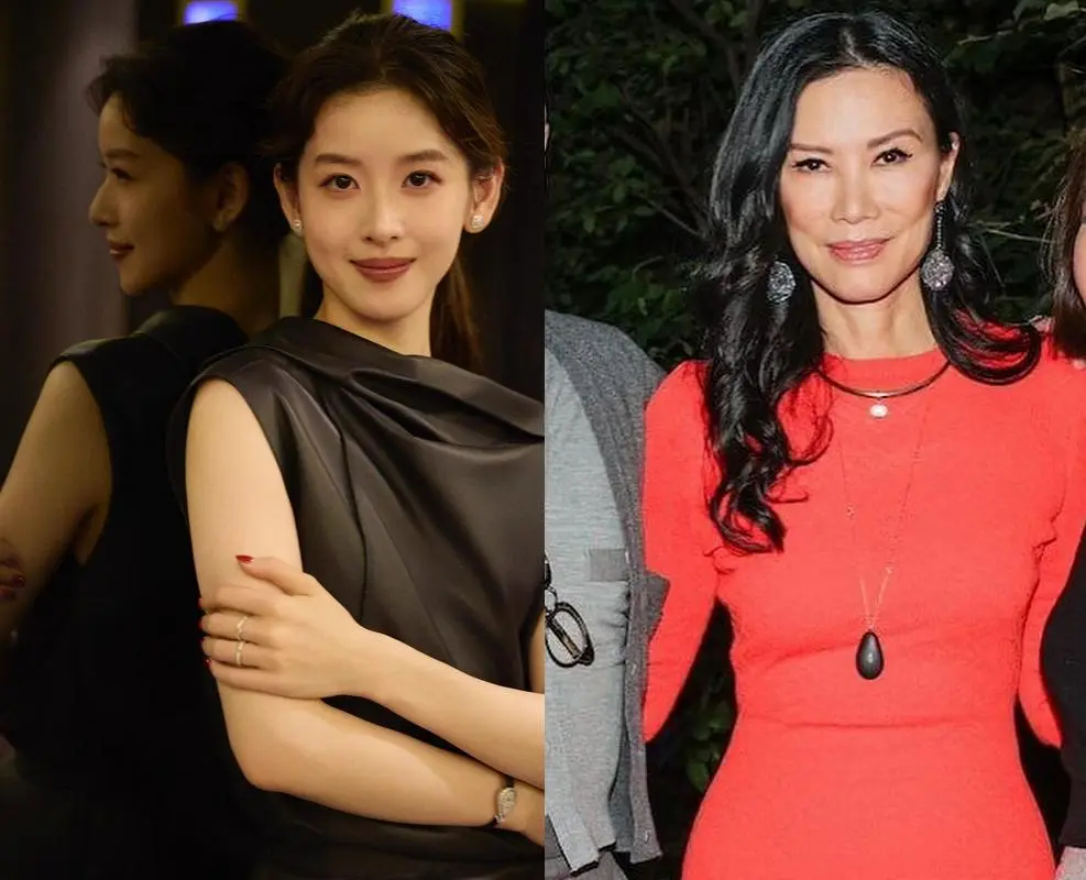 章泽天不丹徒步素颜出镜，嘴唇干裂太真实，面相越来越像邓文迪插图
